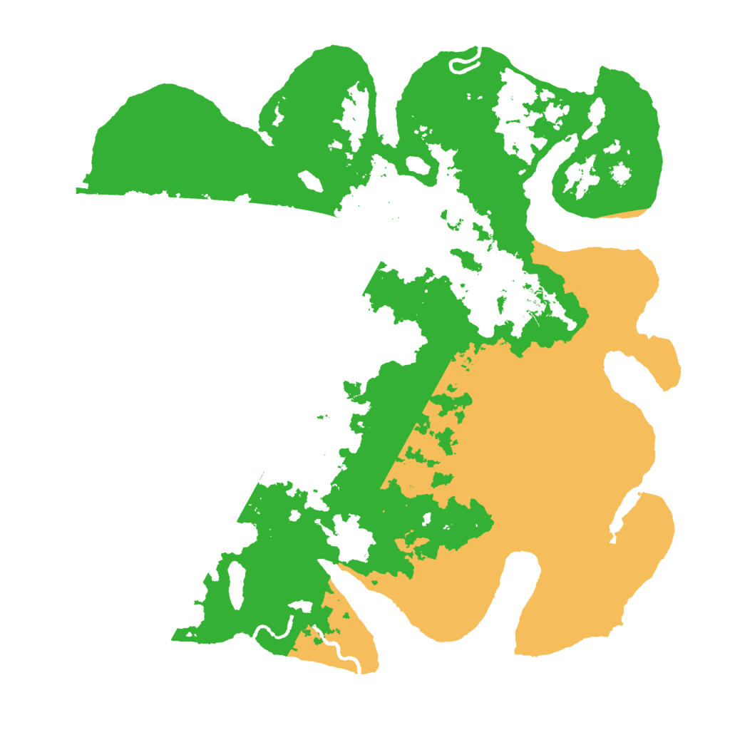 Biome Rust Map: Procedural Map, Size: 3500, Seed: 246441