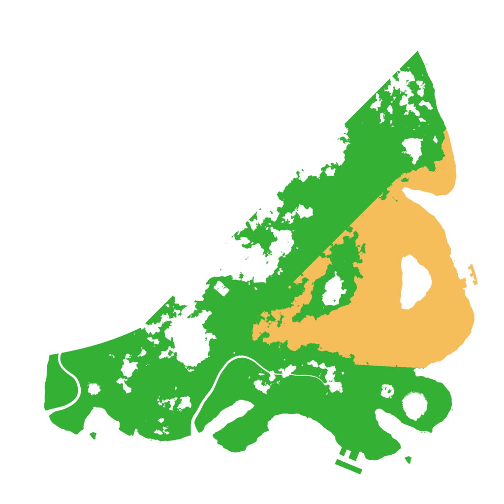 Biome Rust Map: Procedural Map, Size: 3700, Seed: 427001029