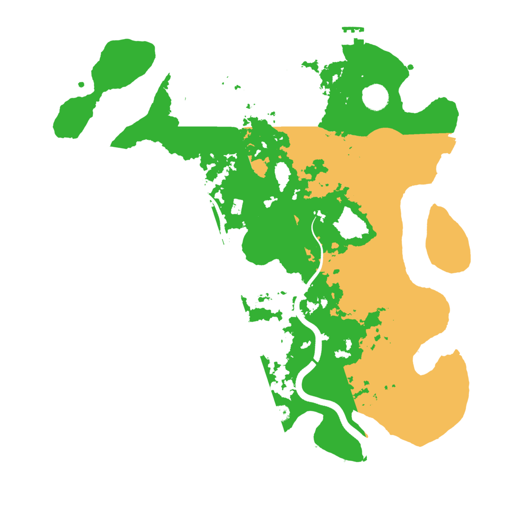 Biome Rust Map: Procedural Map, Size: 3500, Seed: 455681486