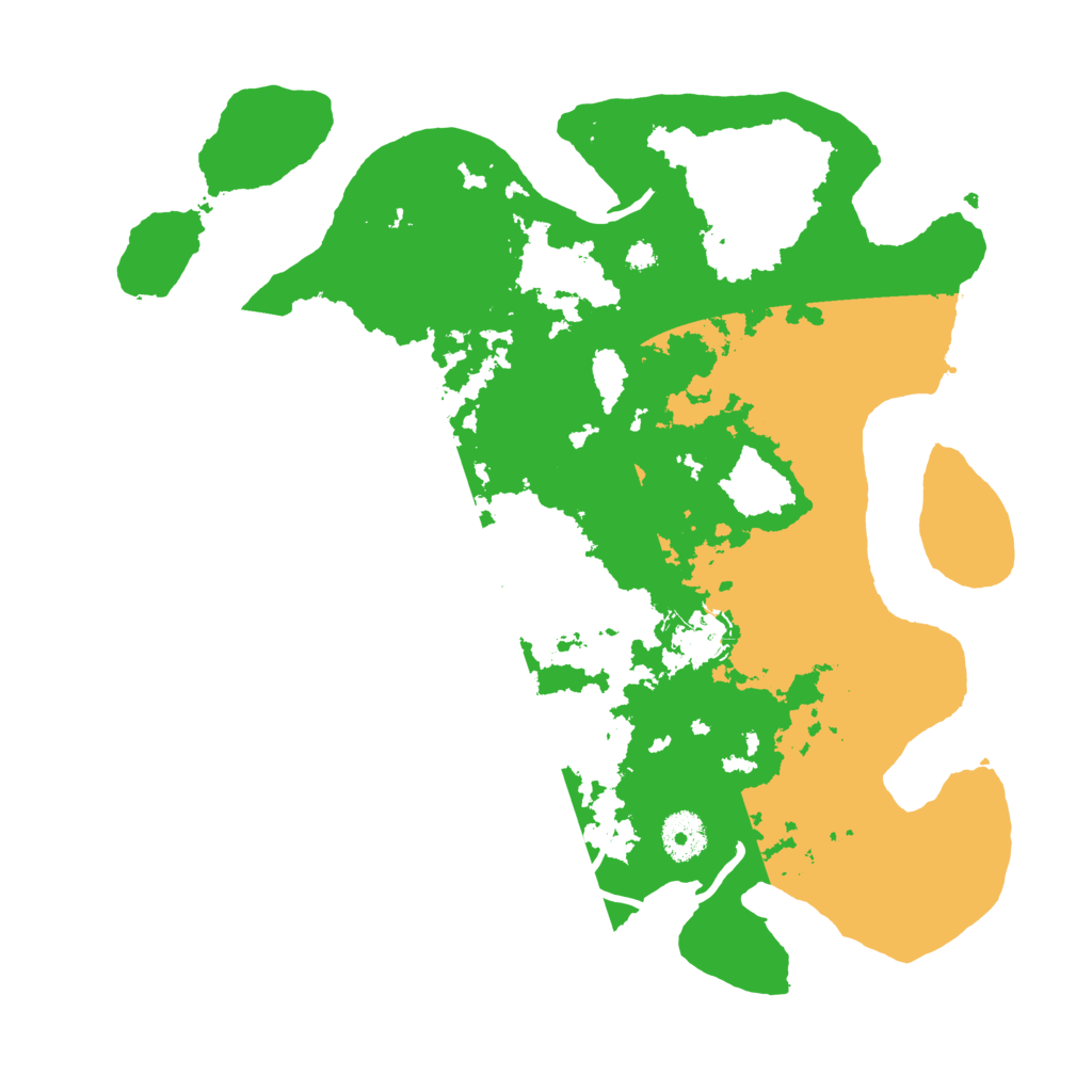 Biome Rust Map: Procedural Map, Size: 3500, Seed: 455681486