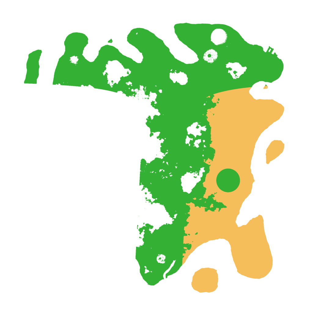 Biome Rust Map: Procedural Map, Size: 3500, Seed: 452180