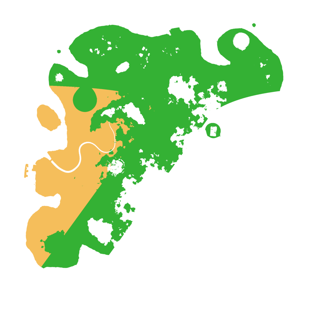 Biome Rust Map: Procedural Map, Size: 3500, Seed: 138578
