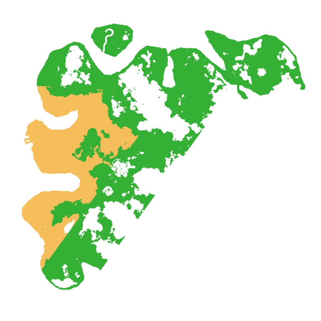 Biome Rust Map: Procedural Map, Size: 3500, Seed: 138578