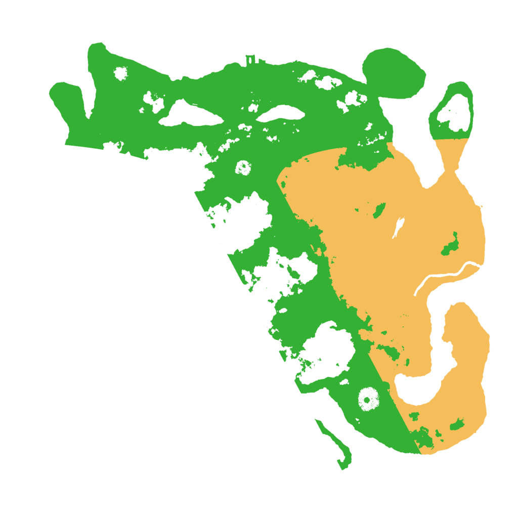 Biome Rust Map: Procedural Map, Size: 3500, Seed: 6089898