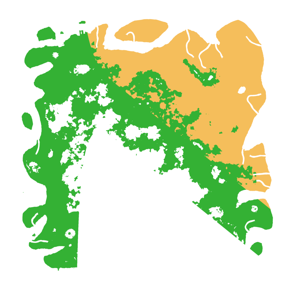 Biome Rust Map: Procedural Map, Size: 4500, Seed: 922605466