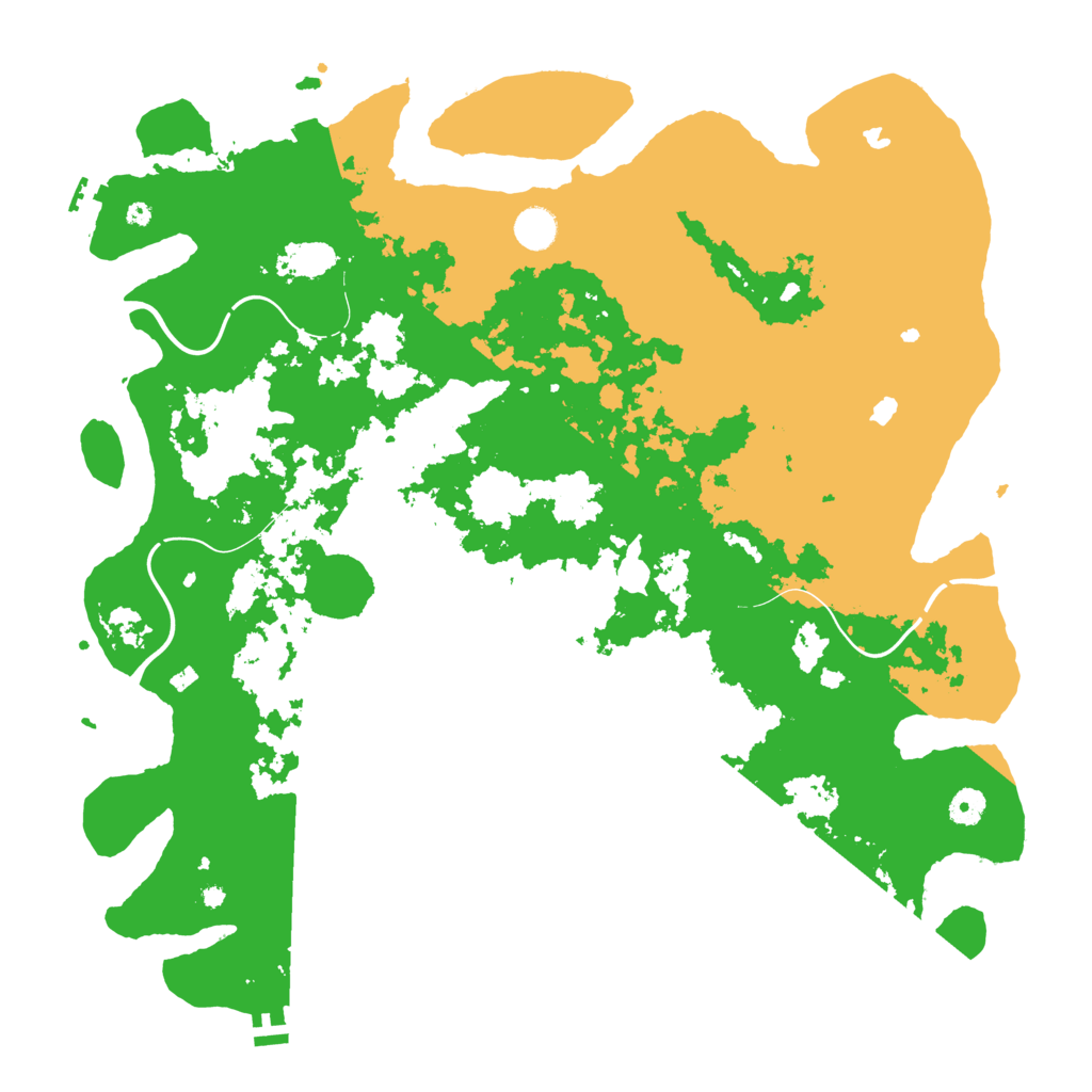 Biome Rust Map: Procedural Map, Size: 4500, Seed: 922605466