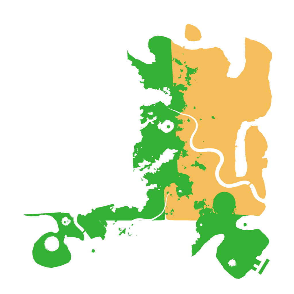 Biome Rust Map: Procedural Map, Size: 3500, Seed: 803018