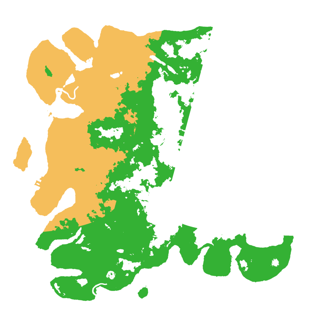 Biome Rust Map: Procedural Map, Size: 3900, Seed: 63889