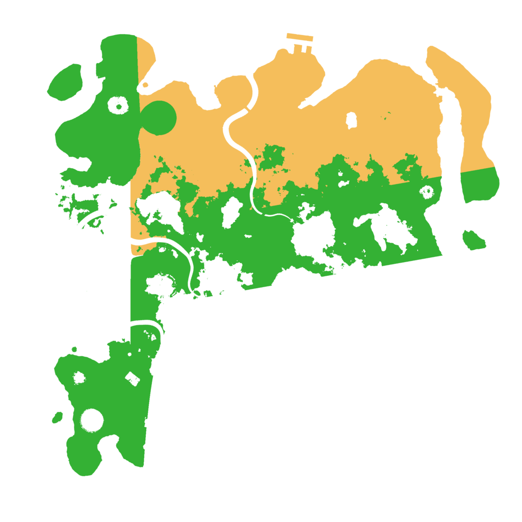 Biome Rust Map: Procedural Map, Size: 4000, Seed: 422210