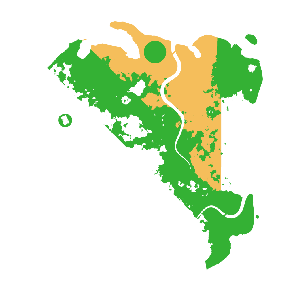 Biome Rust Map: Procedural Map, Size: 3500, Seed: 1809759731
