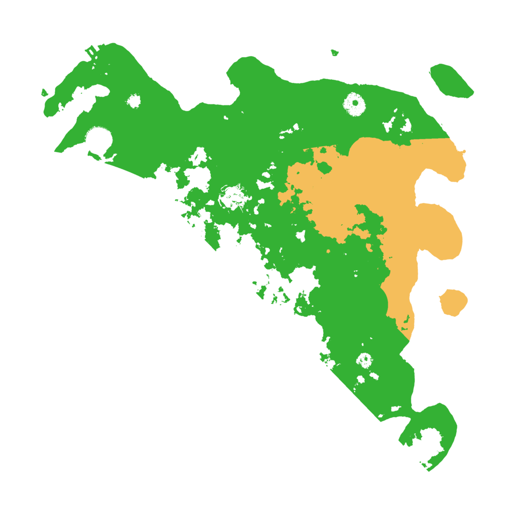 Biome Rust Map: Procedural Map, Size: 3501, Seed: 14692