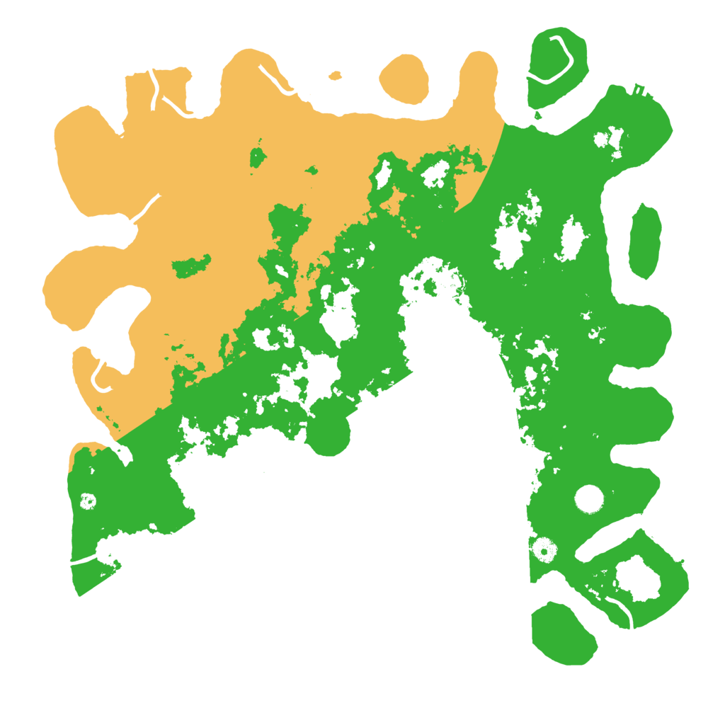 Biome Rust Map: Procedural Map, Size: 4500, Seed: 59066238