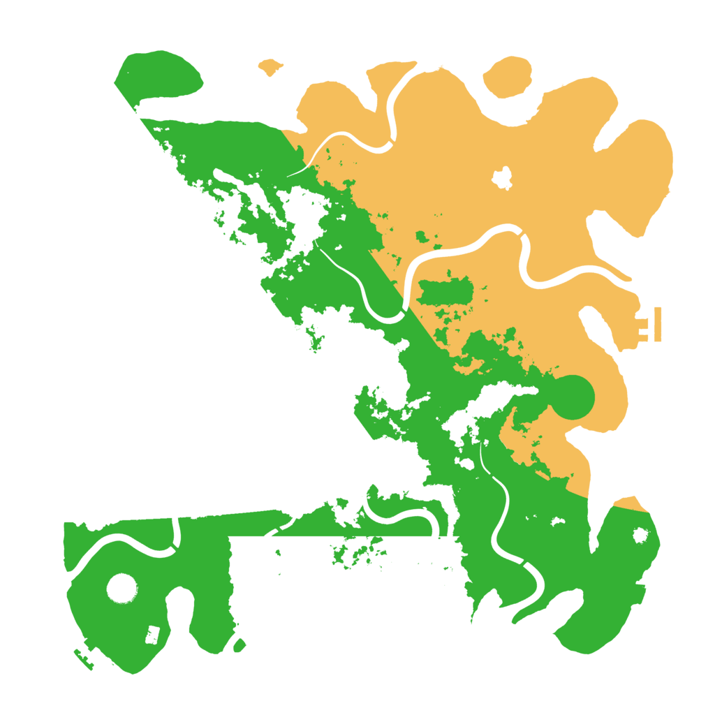Biome Rust Map: Procedural Map, Size: 4200, Seed: 335105920