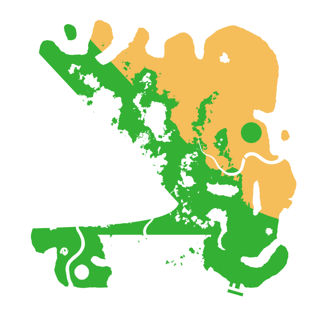 Biome Rust Map: Procedural Map, Size: 4000, Seed: 23918
