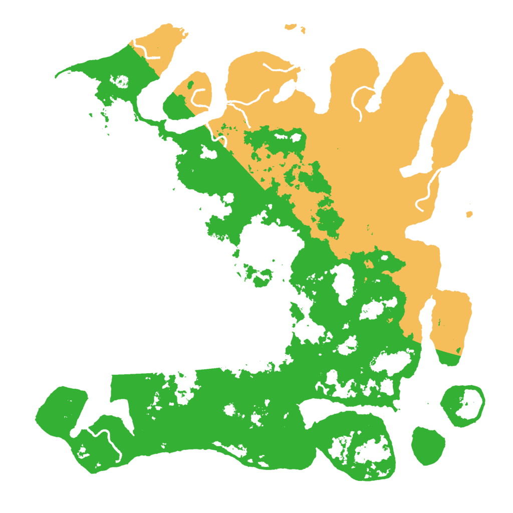 Biome Rust Map: Procedural Map, Size: 4000, Seed: 23918