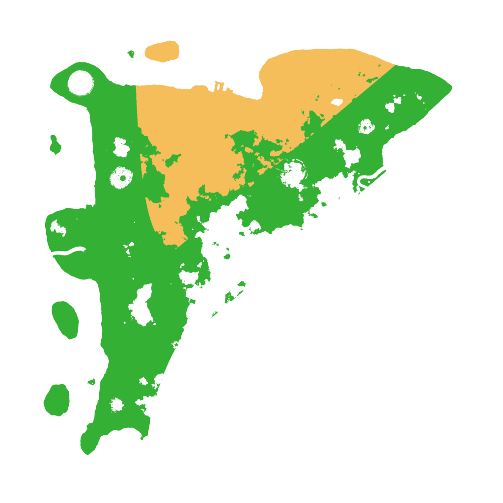 Biome Rust Map: Procedural Map, Size: 3500, Seed: 84678260