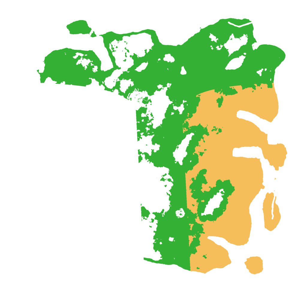 Biome Rust Map: Procedural Map, Size: 3500, Seed: 661474969