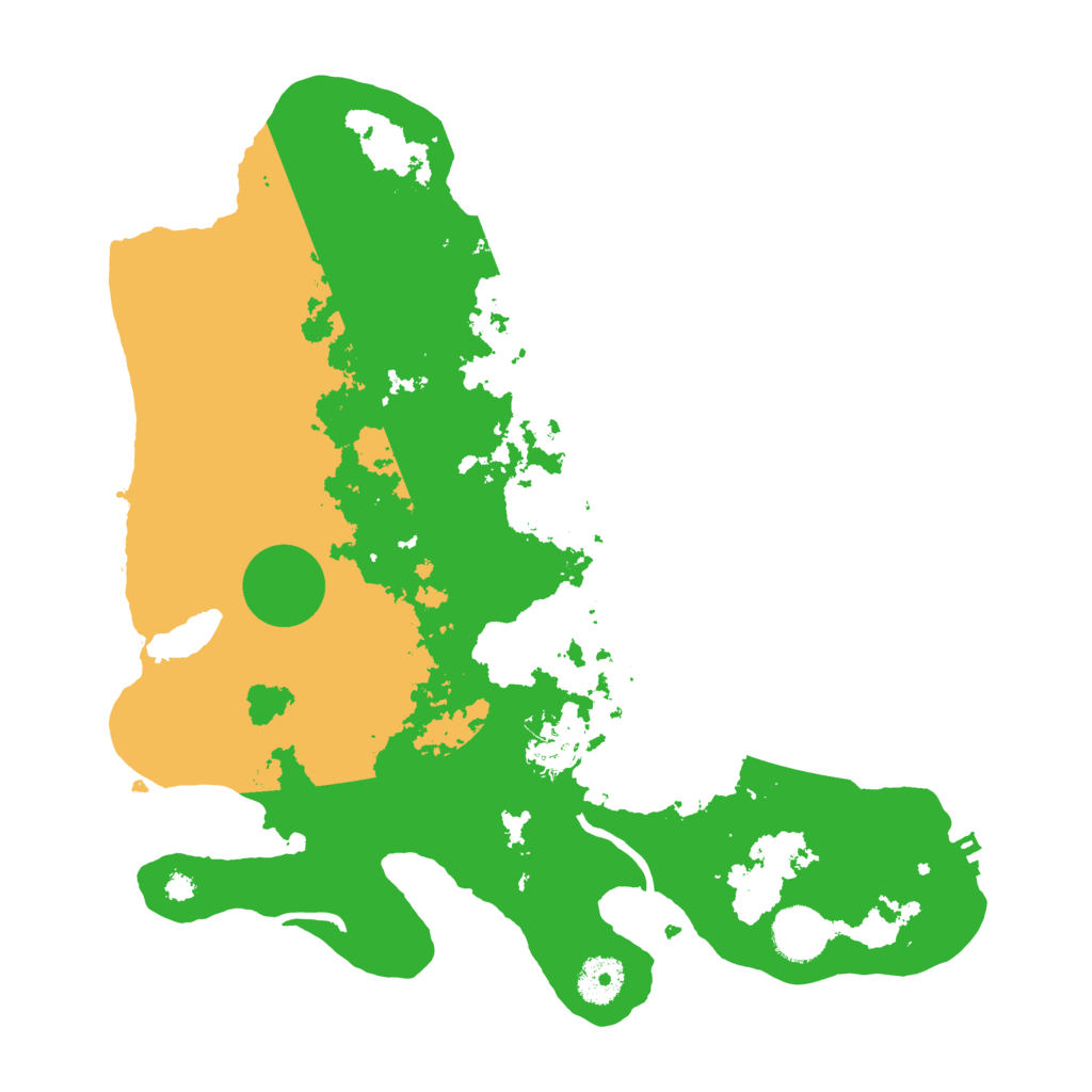 Biome Rust Map: Procedural Map, Size: 3500, Seed: 4020627