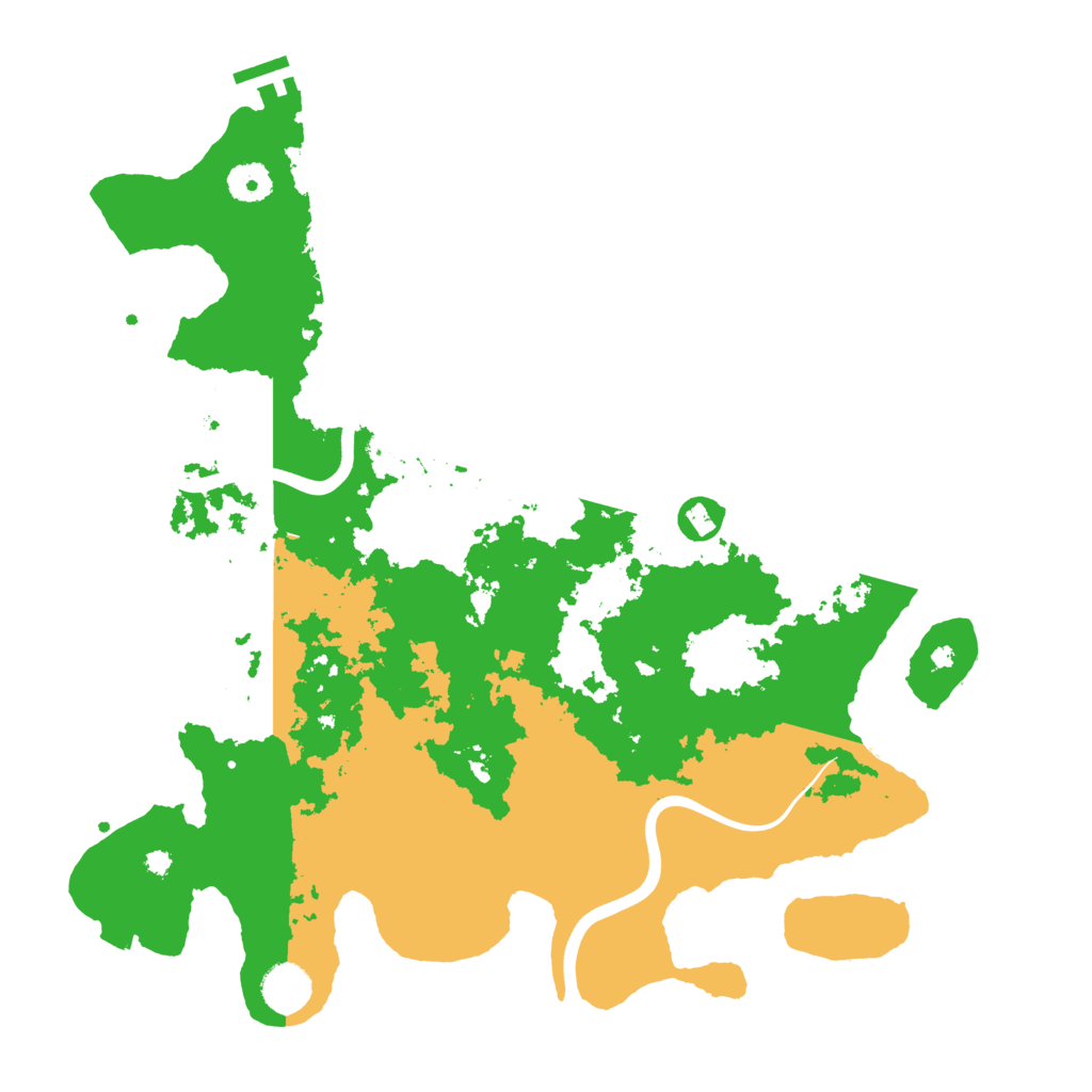 Biome Rust Map: Procedural Map, Size: 3900, Seed: 154867