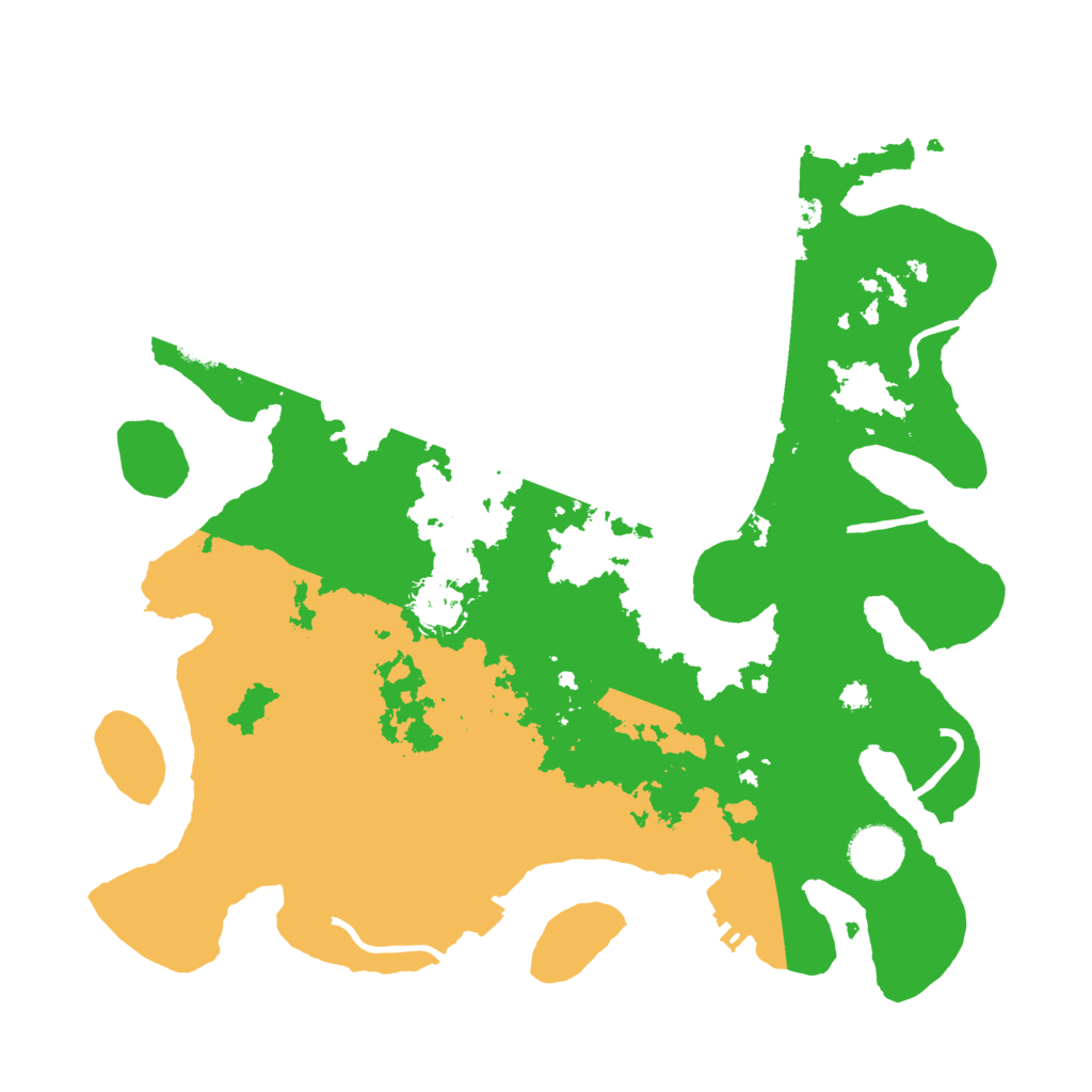 Biome Rust Map: Procedural Map, Size: 3500, Seed: 281947793