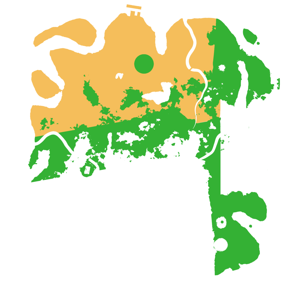 Biome Rust Map: Procedural Map, Size: 4000, Seed: 142756