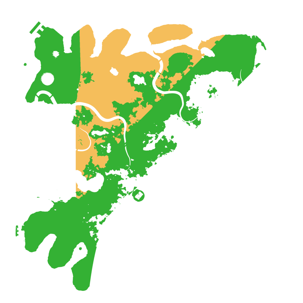 Biome Rust Map: Procedural Map, Size: 4250, Seed: 23444