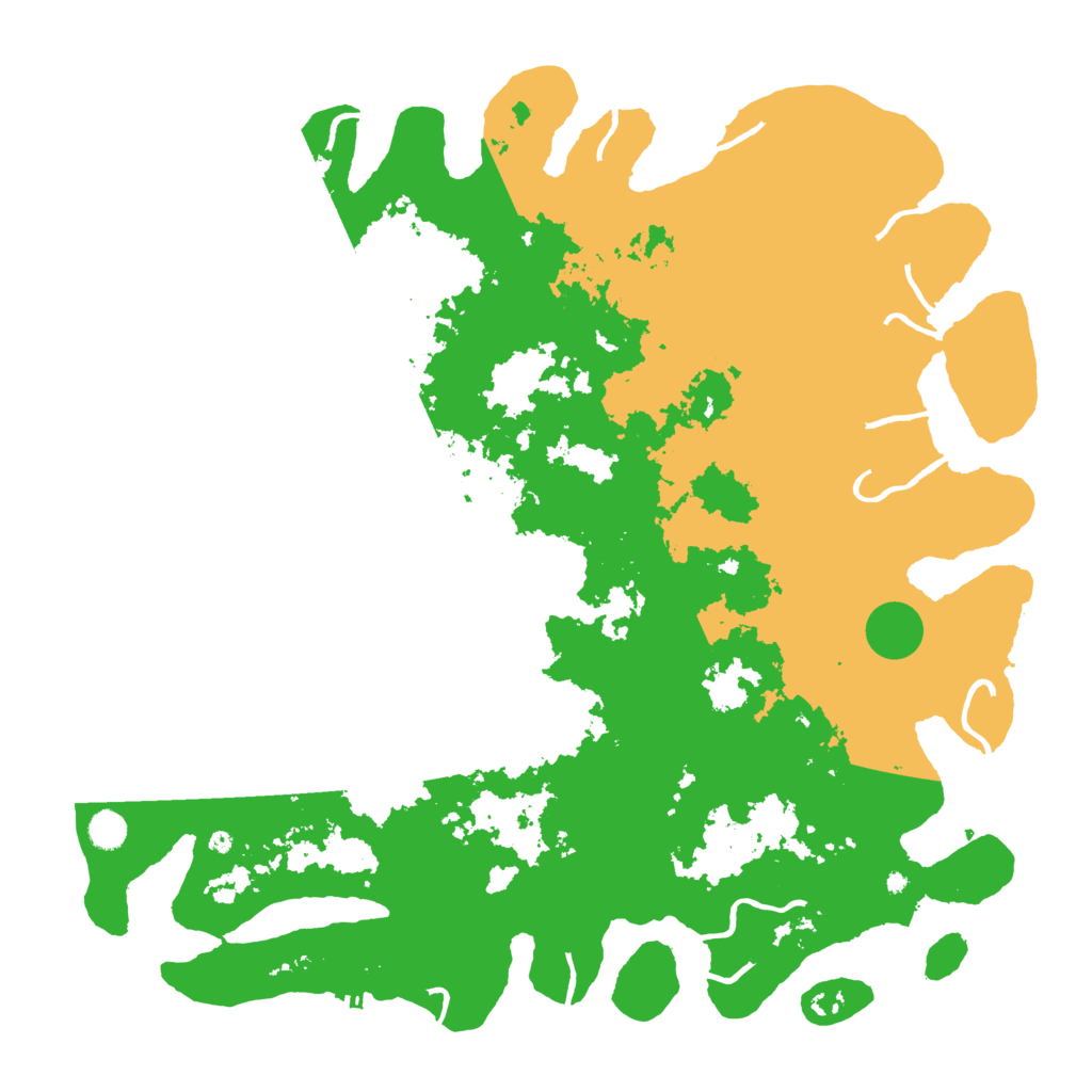 Biome Rust Map: Procedural Map, Size: 5000, Seed: 203174112