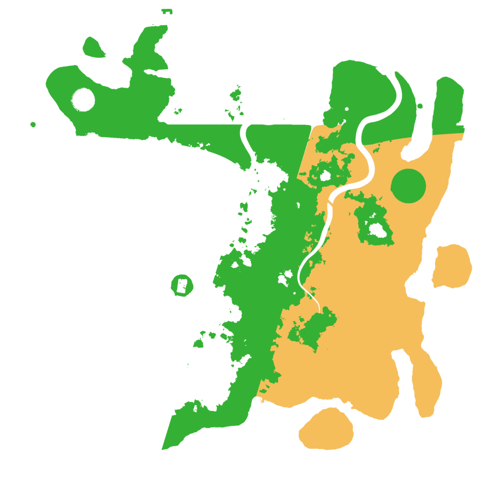 Biome Rust Map: Procedural Map, Size: 3800, Seed: 54792149