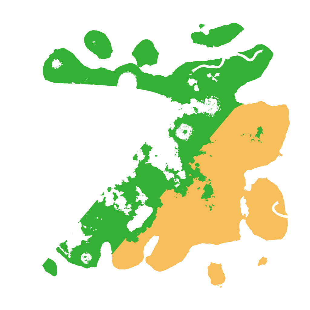 Biome Rust Map: Procedural Map, Size: 3000, Seed: 42574