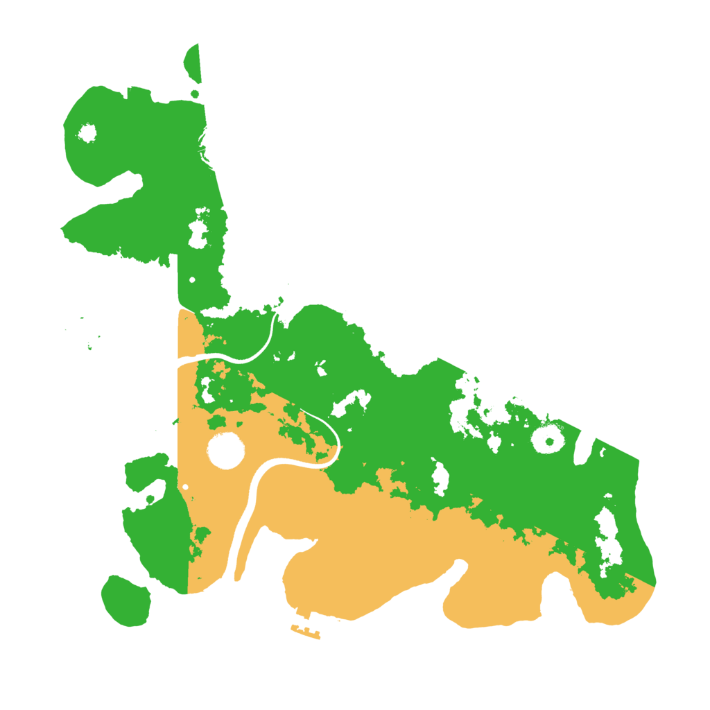 Biome Rust Map: Procedural Map, Size: 3500, Seed: 1182666847