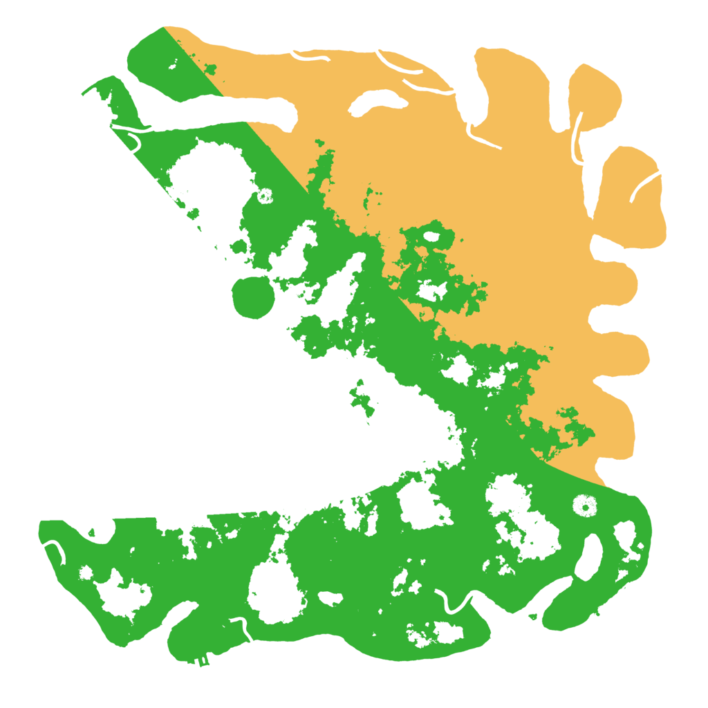 Biome Rust Map: Procedural Map, Size: 4500, Seed: 657345652