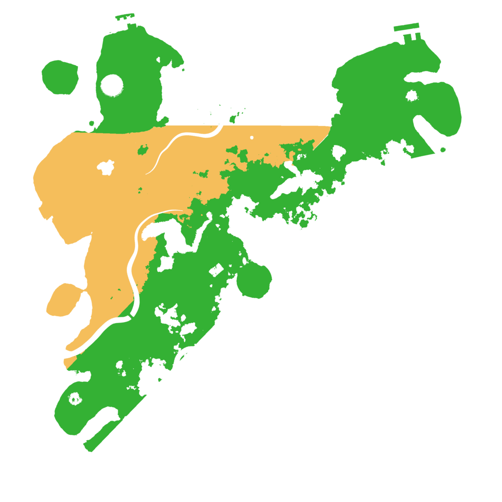 Biome Rust Map: Procedural Map, Size: 4000, Seed: 49653