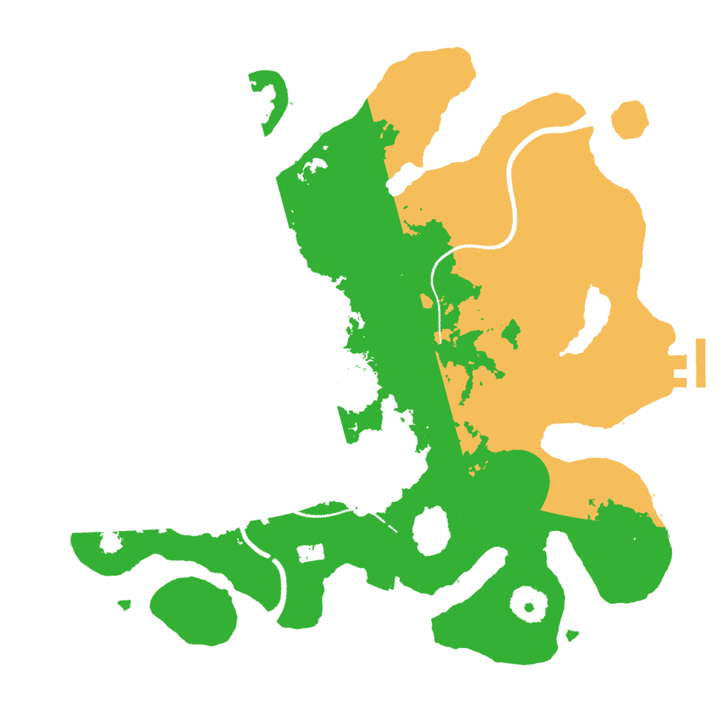 Biome Rust Map: Procedural Map, Size: 3000, Seed: 253253