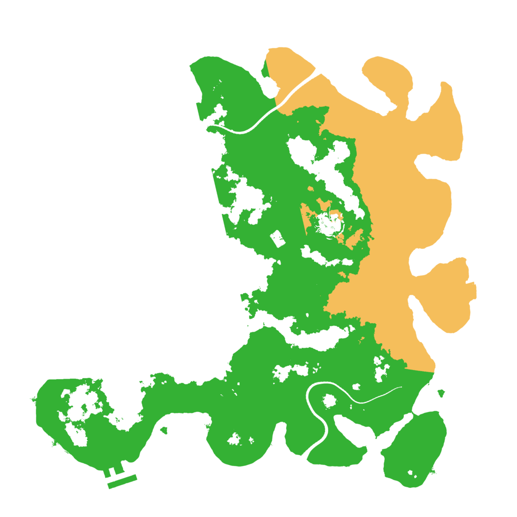 Biome Rust Map: Procedural Map, Size: 3500, Seed: 1508569368