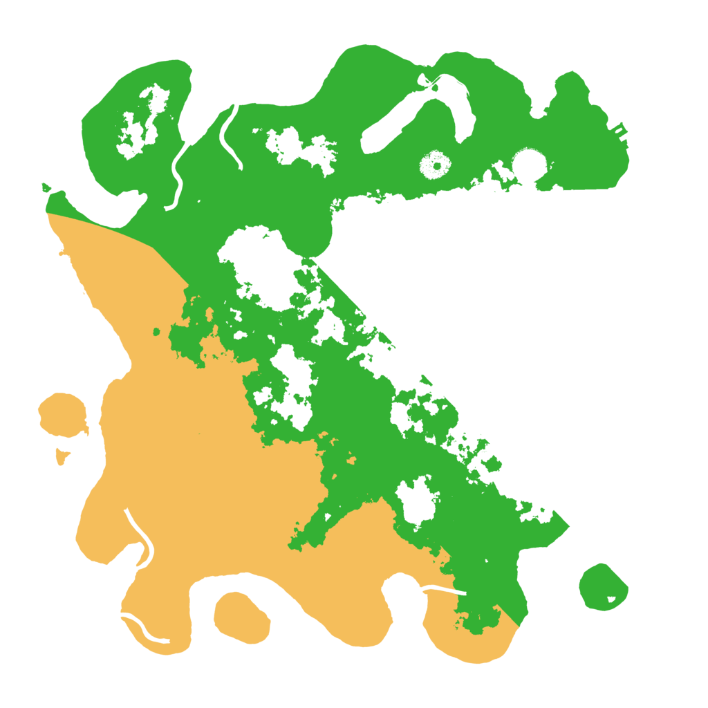 Biome Rust Map: Procedural Map, Size: 3700, Seed: 279719385