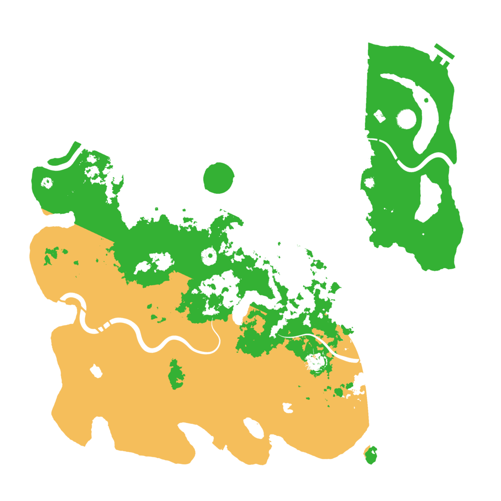Biome Rust Map: Procedural Map, Size: 4500, Seed: 119708012