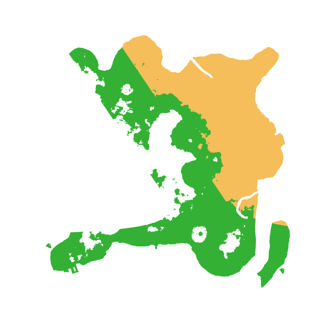 Biome Rust Map: Procedural Map, Size: 3000, Seed: 2102161981