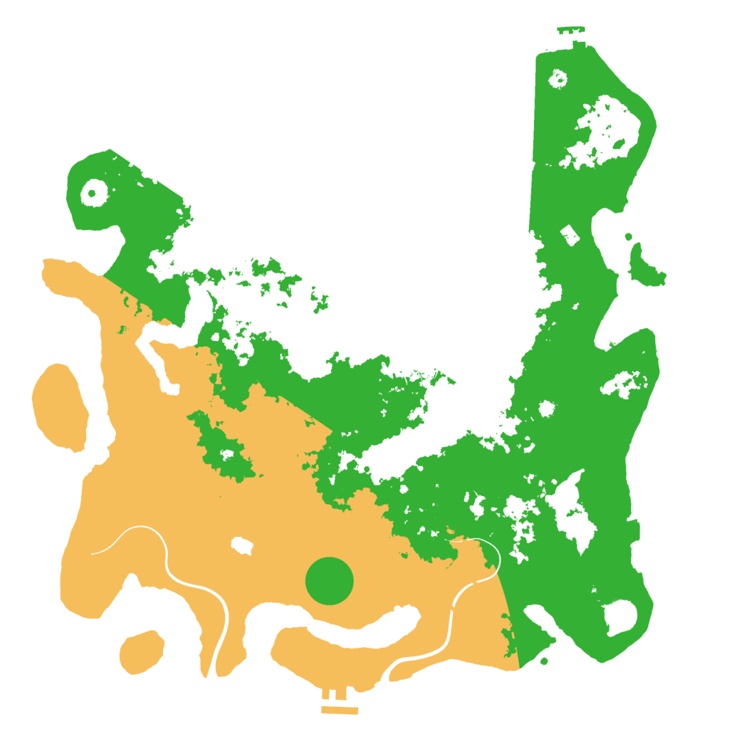 Biome Rust Map: Procedural Map, Size: 4000, Seed: 14366