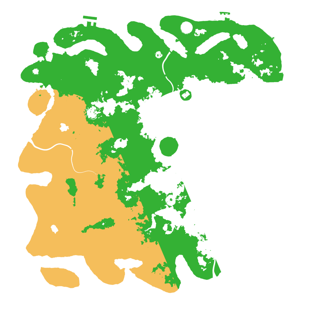 Biome Rust Map: Procedural Map, Size: 4500, Seed: 20210304