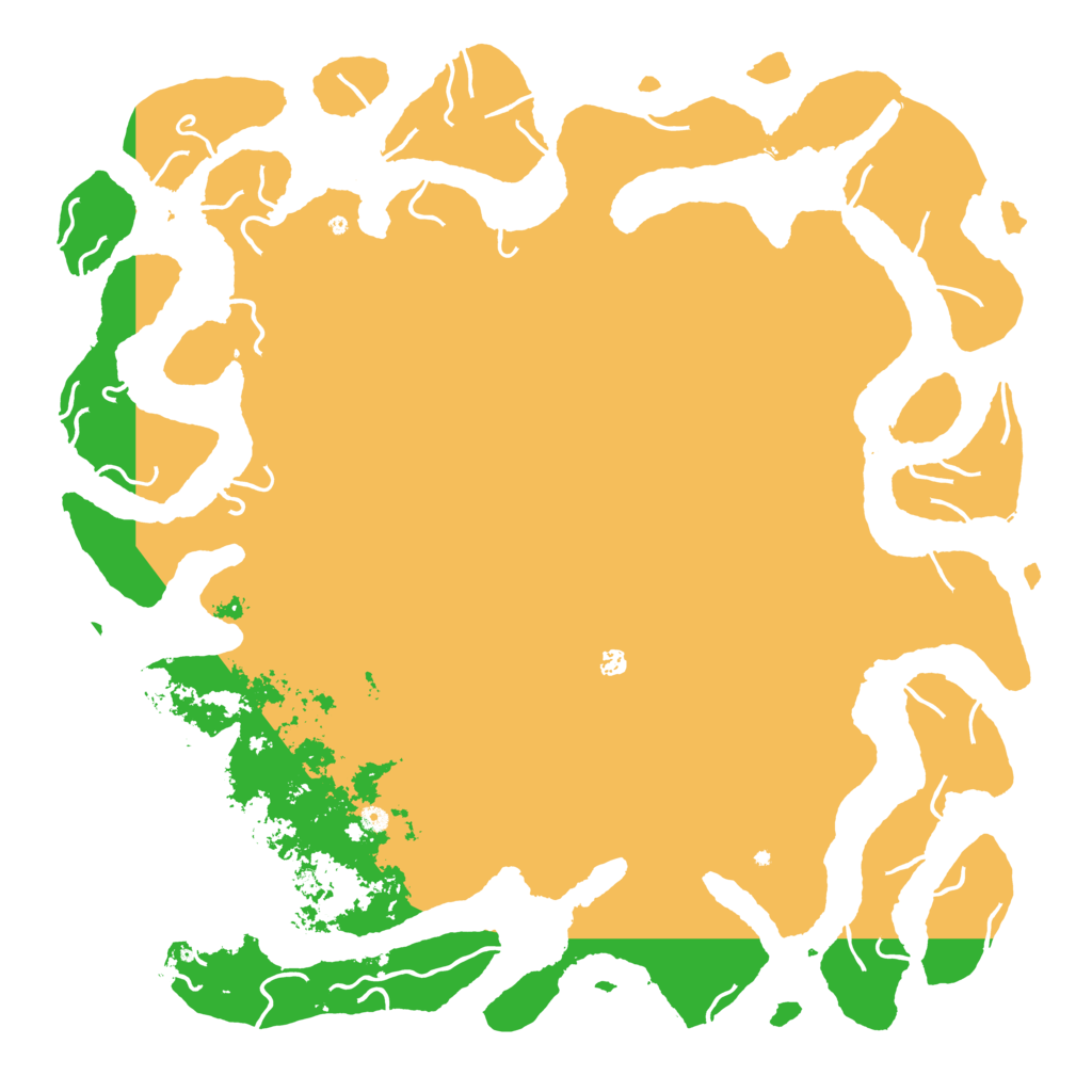 Biome Rust Map: Procedural Map, Size: 6000, Seed: 22041996