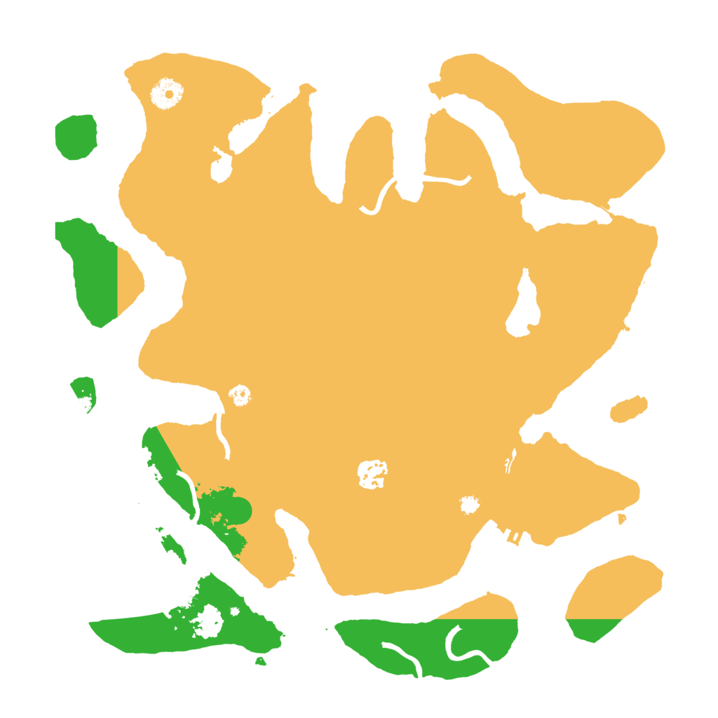 Biome Rust Map: Procedural Map, Size: 3500, Seed: 638109329