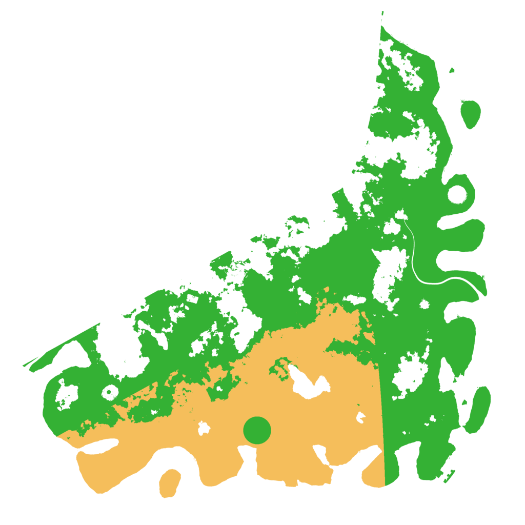 Biome Rust Map: Procedural Map, Size: 5000, Seed: 44561152