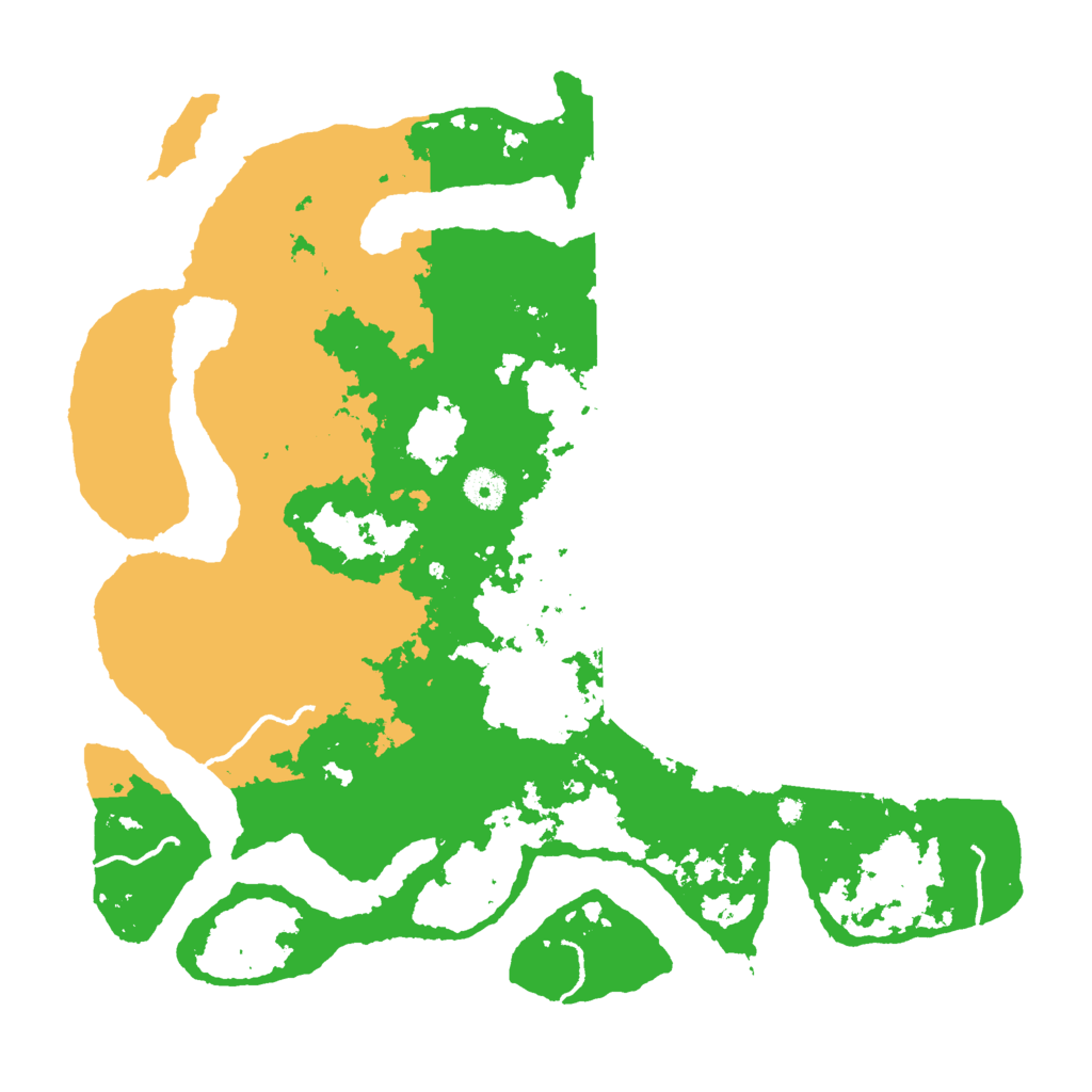 Biome Rust Map: Procedural Map, Size: 3990, Seed: 49595