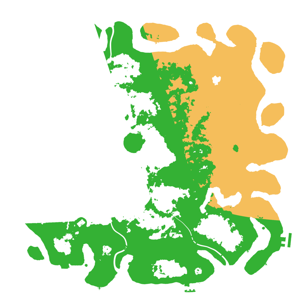 Biome Rust Map: Procedural Map, Size: 4300, Seed: 4465363
