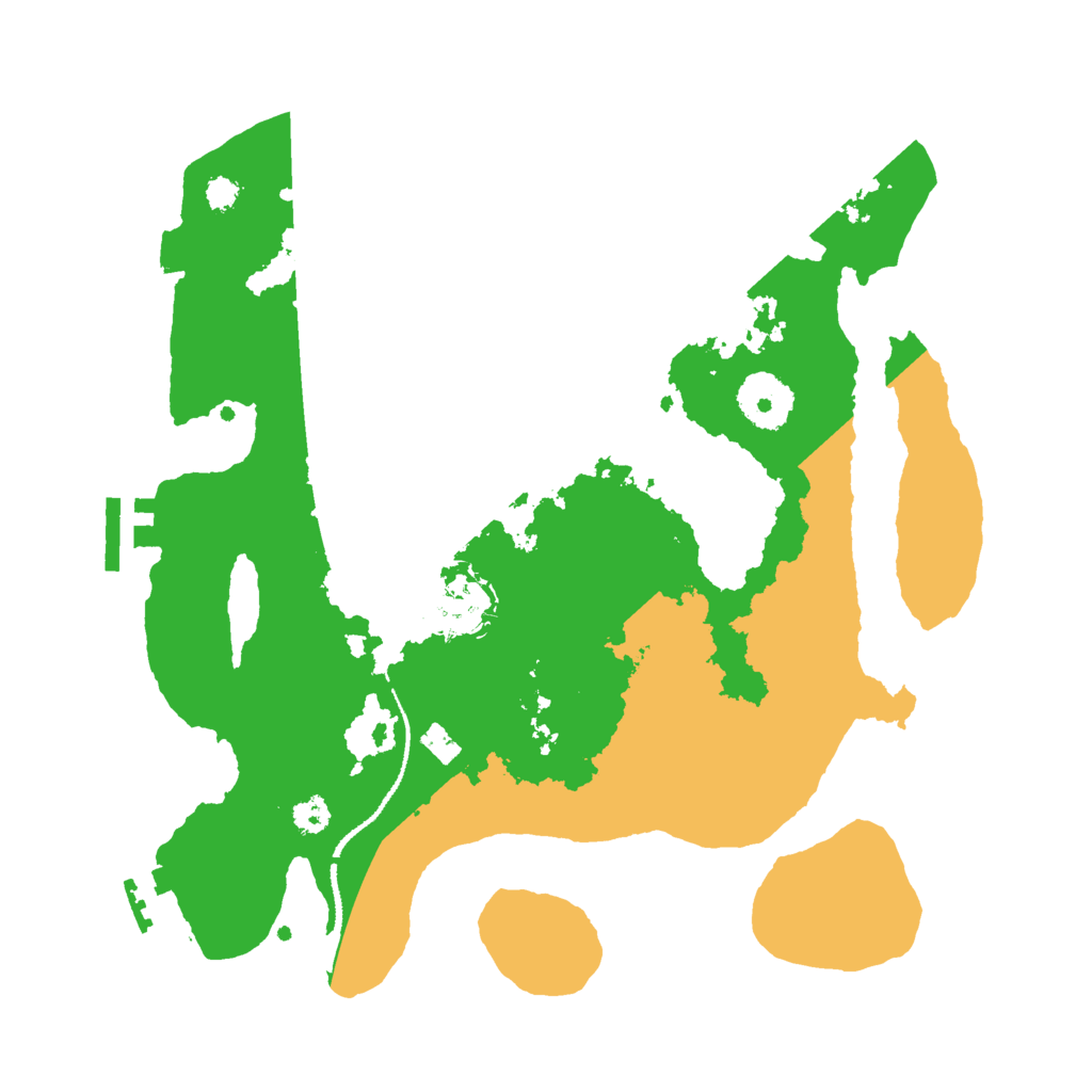 Biome Rust Map: Procedural Map, Size: 3000, Seed: 854406727