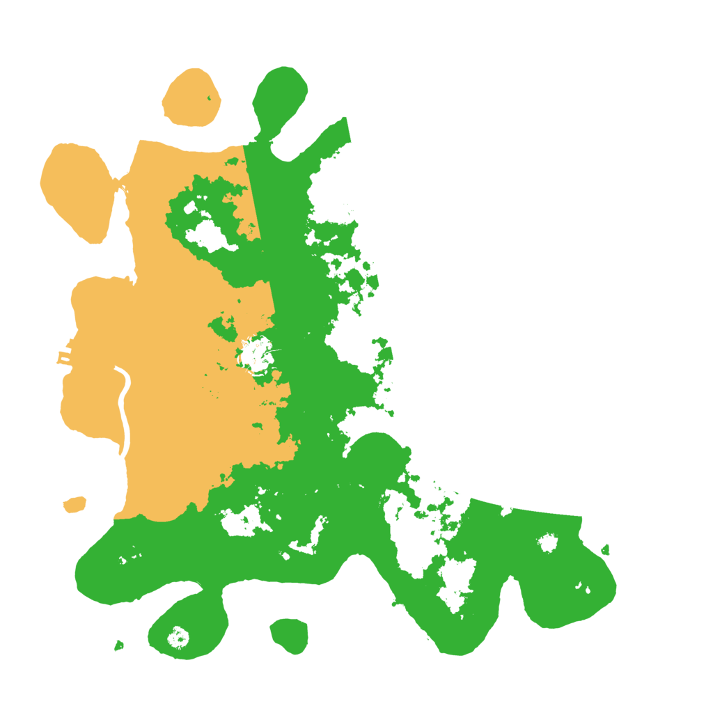 Biome Rust Map: Procedural Map, Size: 3500, Seed: 437895168