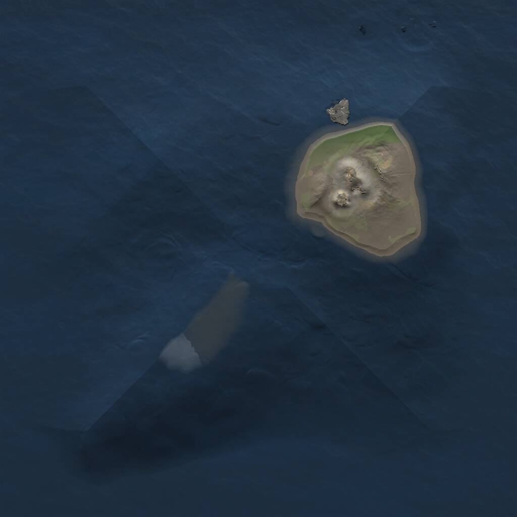 Rust Map: Procedural Map, Size: 1100, Seed: 100453853, 1 Monuments