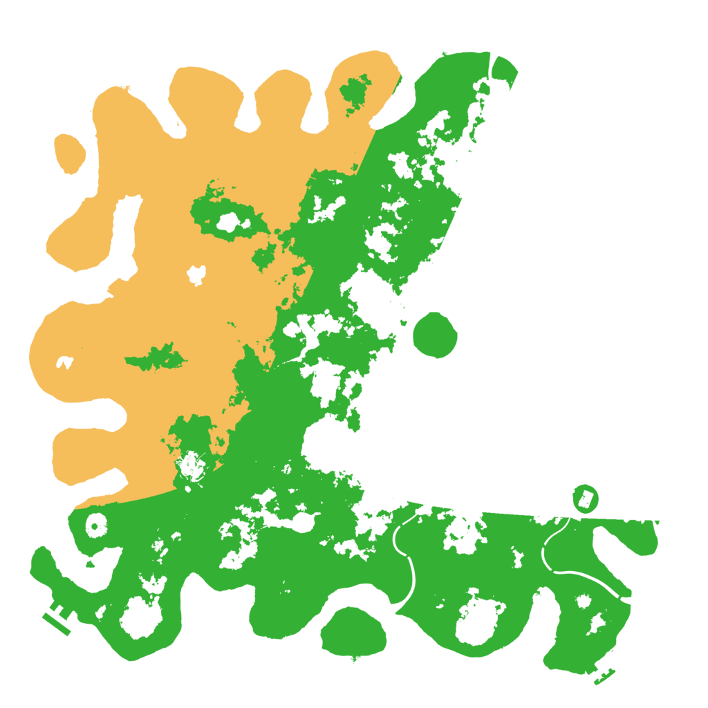 Biome Rust Map: Procedural Map, Size: 4500, Seed: 616354950