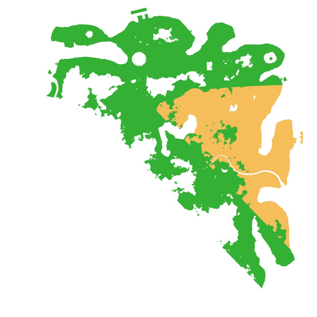 Biome Rust Map: Procedural Map, Size: 4000, Seed: 1563
