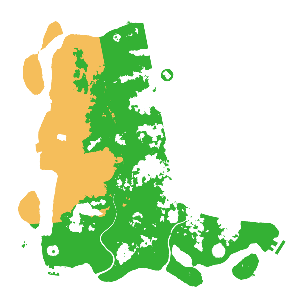 Biome Rust Map: Procedural Map, Size: 4000, Seed: 53102021